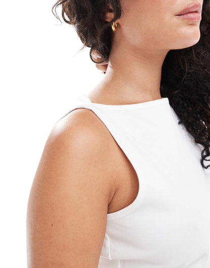 Fuller Bust High Neck Vest