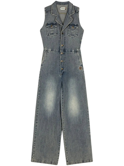 Service Denim Jumpsuit