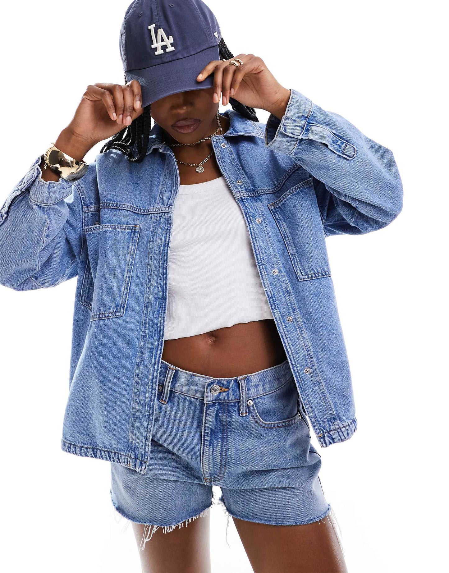 Boxy Denim Shirt