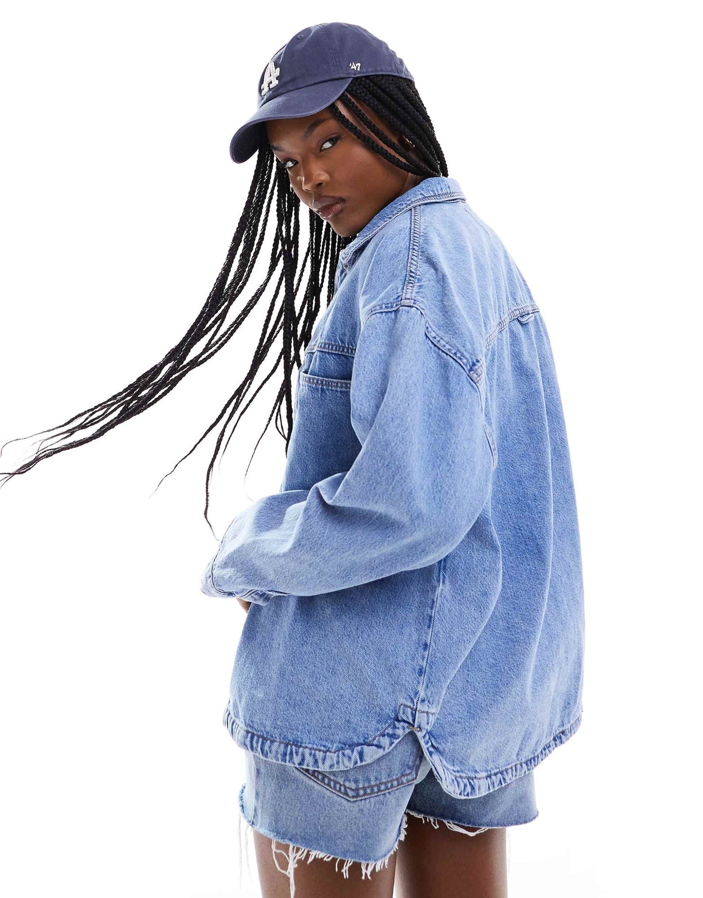 Boxy Denim Shirt