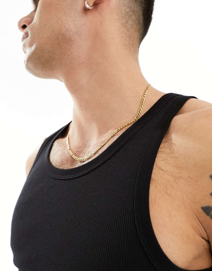 Muscle Fit Rib Vest