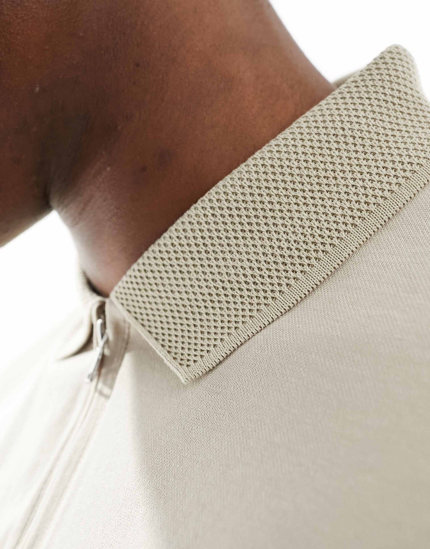 Half Zip Polo Shirt