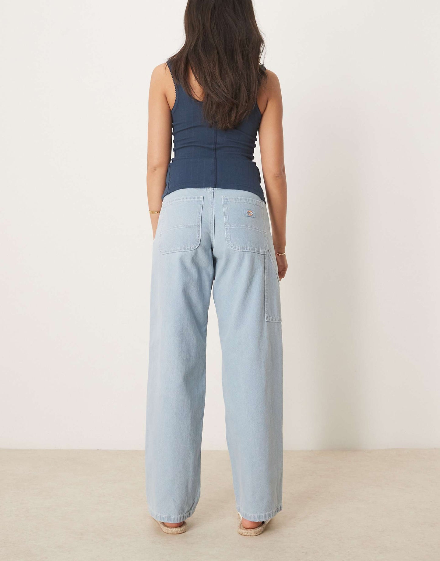 Herndon Mid Rise Loose Fit Wide Leg Jeans