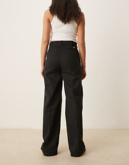 Wide Leg Work Trousers