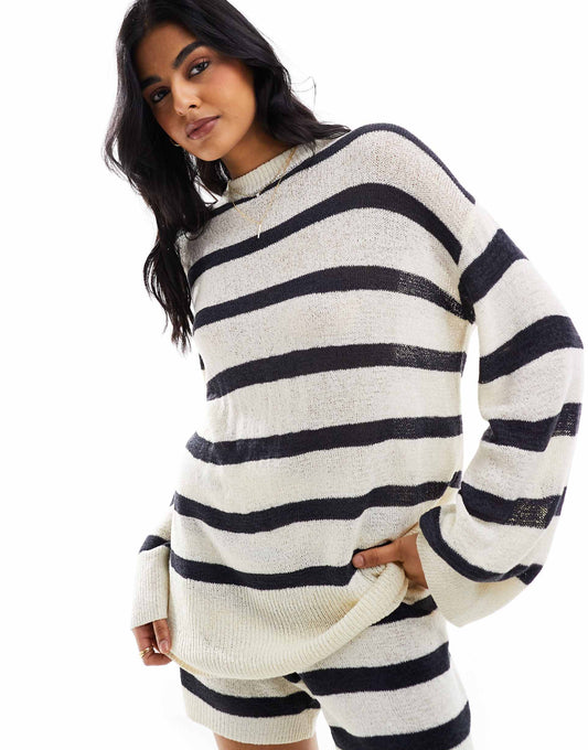 Stripe Knit Jumper Co-Ord