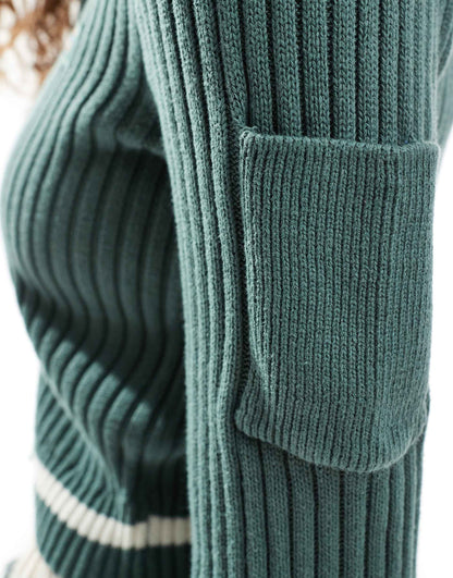 Elkhart Knitted Zip Cardigan