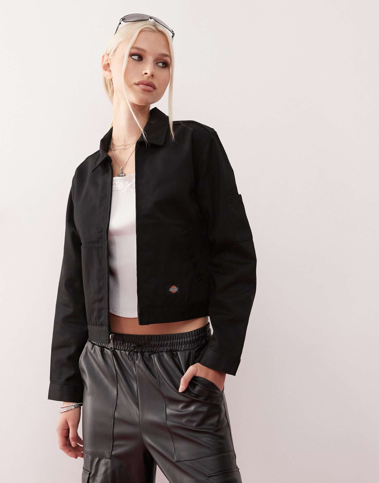 Unlined Cropped Eisenhower Jacket