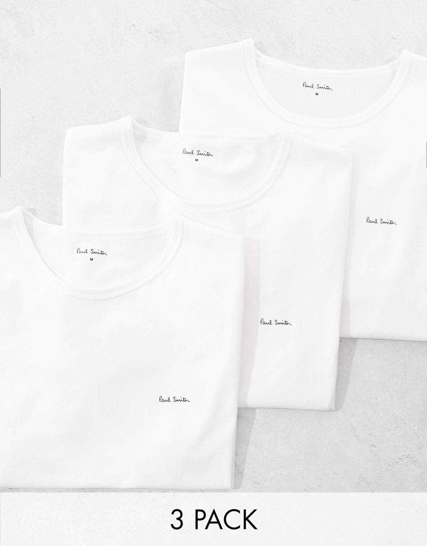 3 Pack Loungewear T-Shirts With Logo