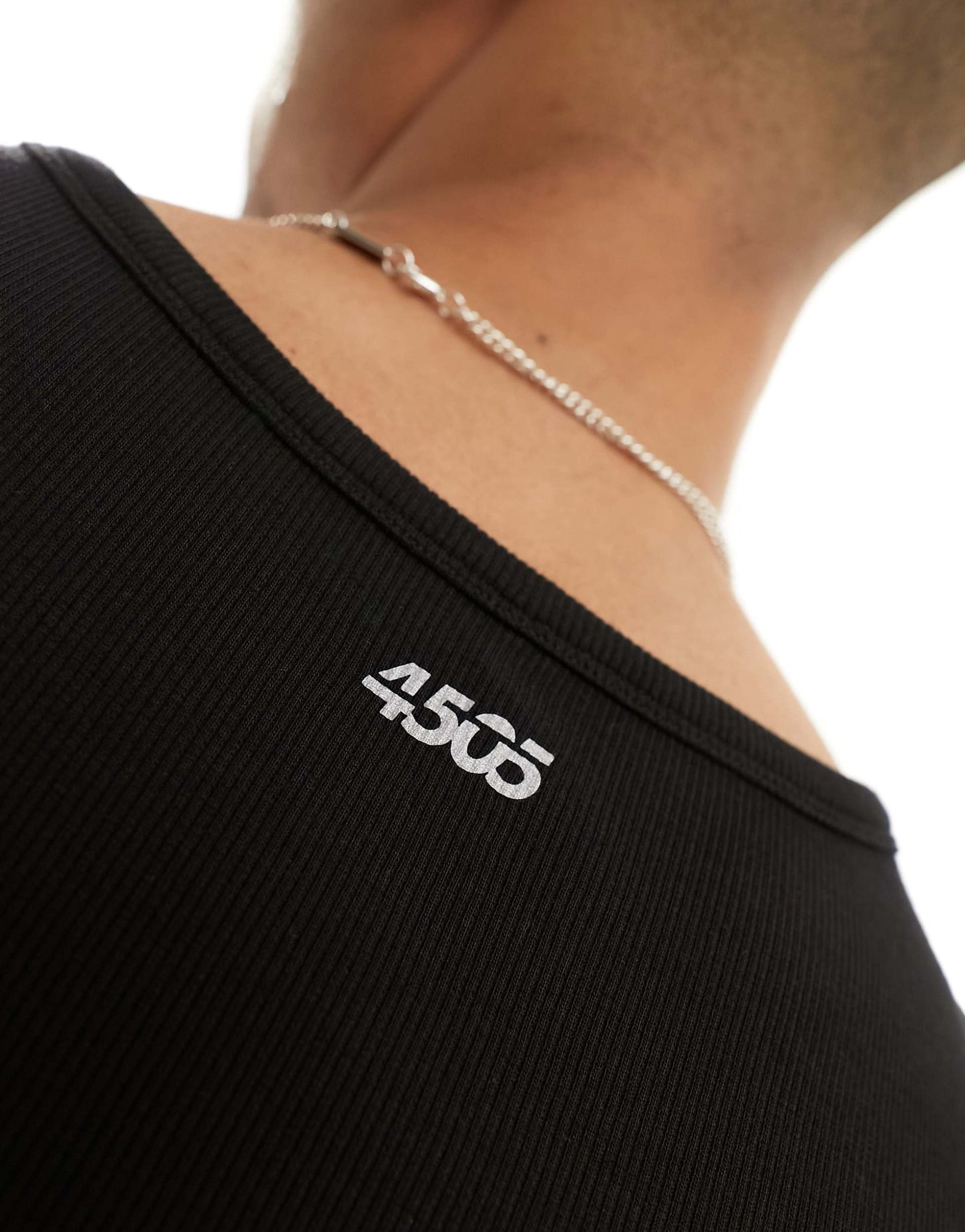 Icon Ribbed Cotton Training Racer Vest