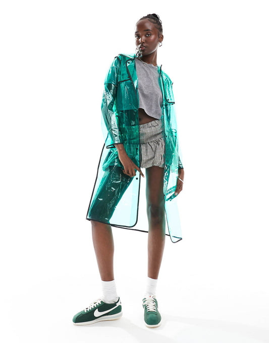 Clear Long Festival Raincoat Mac