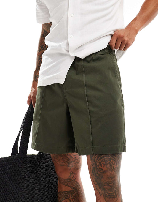 Pintuck Shorts