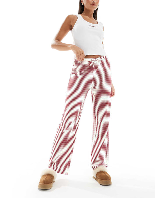 Mabel Stripe Jersey Trouser
