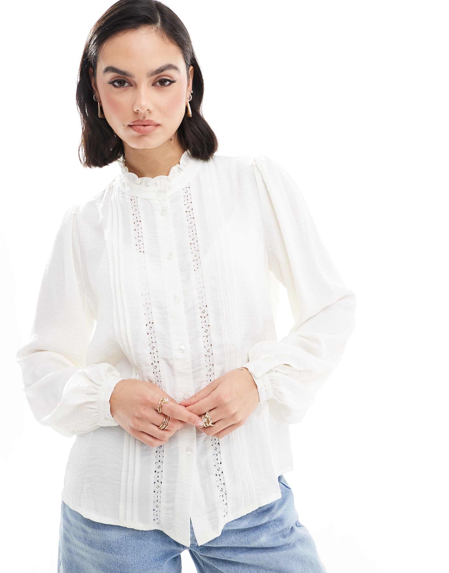 Lace Detail Blouse