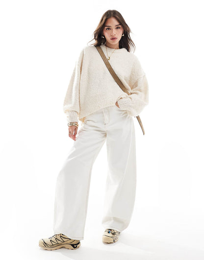 Boucle Crew Neck Jumper