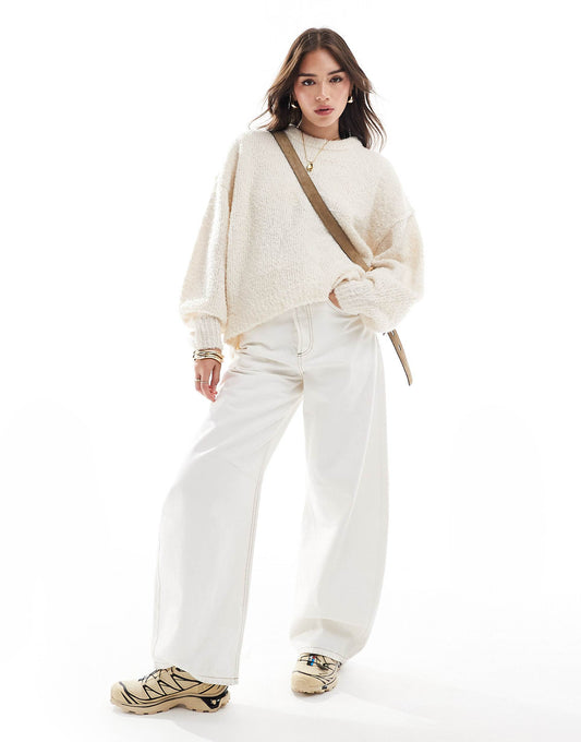 Boucle Crew Neck Jumper
