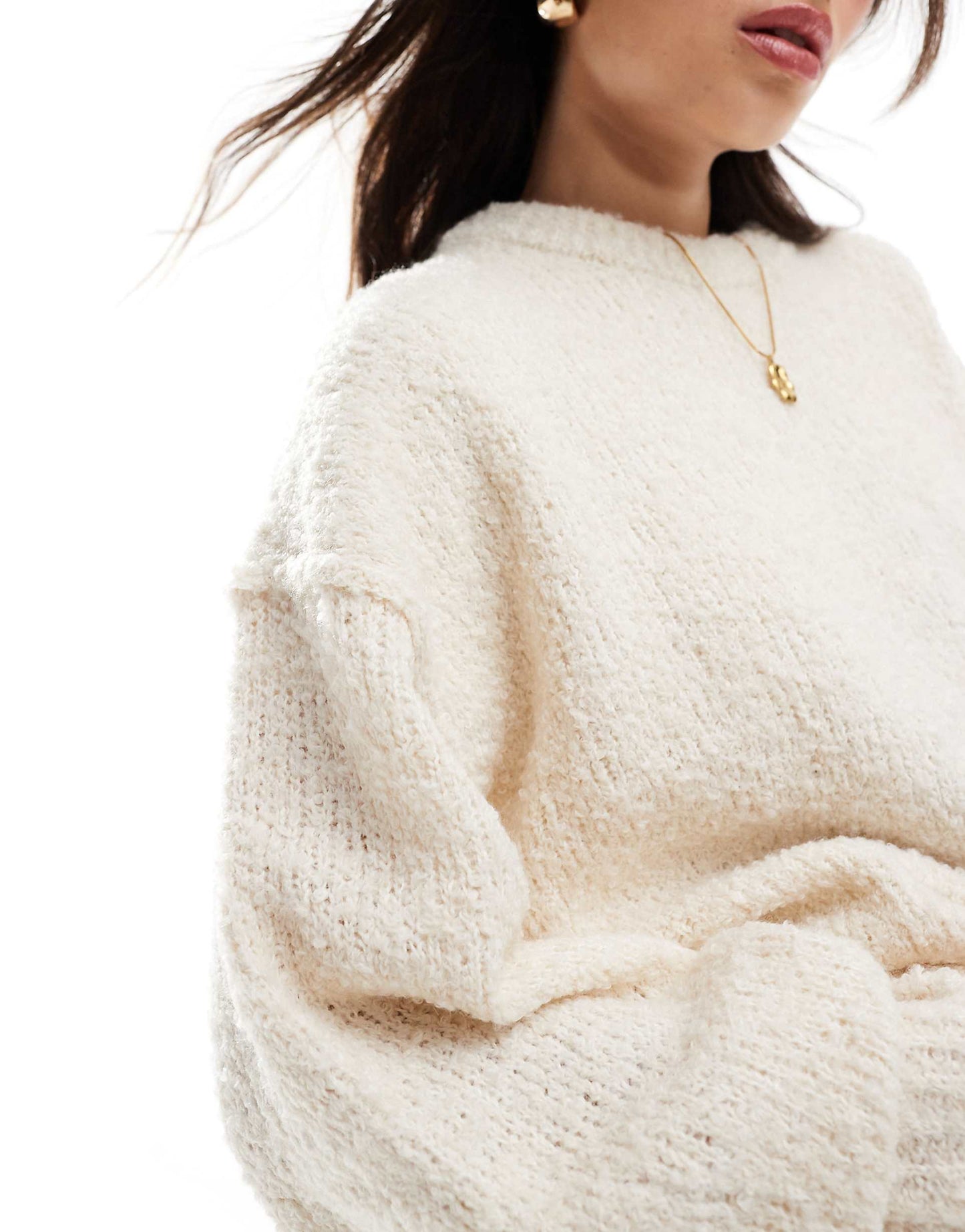 Boucle Crew Neck Jumper