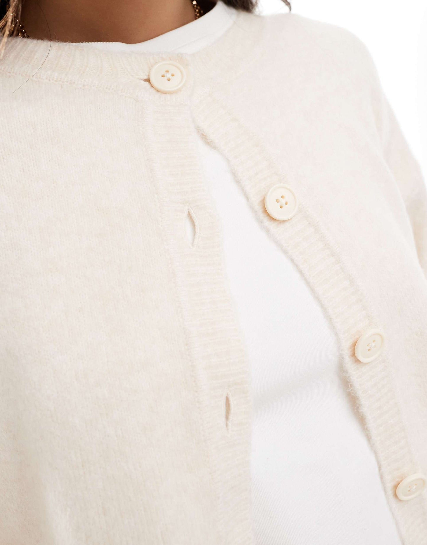 Crew Neck Cardigan