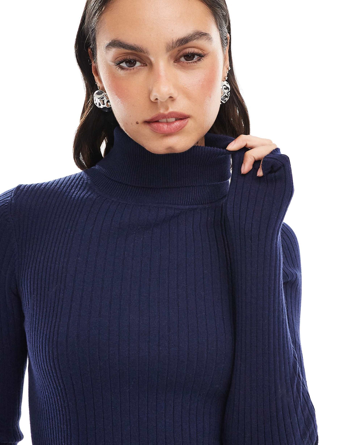 Knitted Roll Neck Top