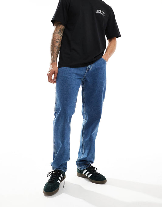 Garyville Relaxed Straight Fit Denim Jeans