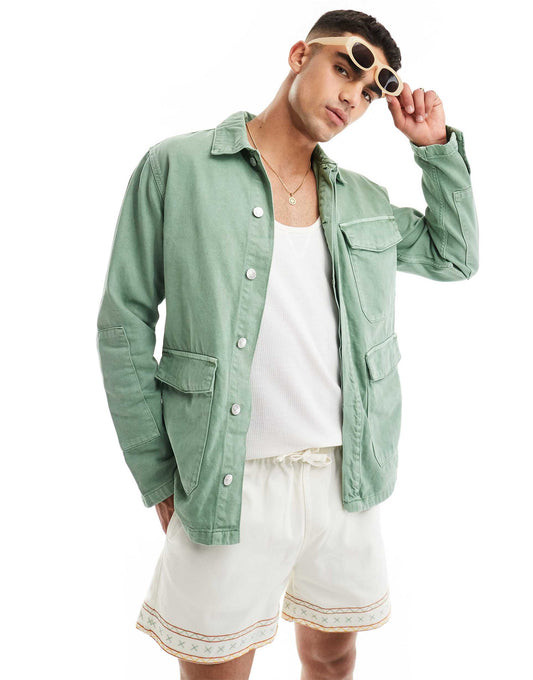 Denim Utility Jacket