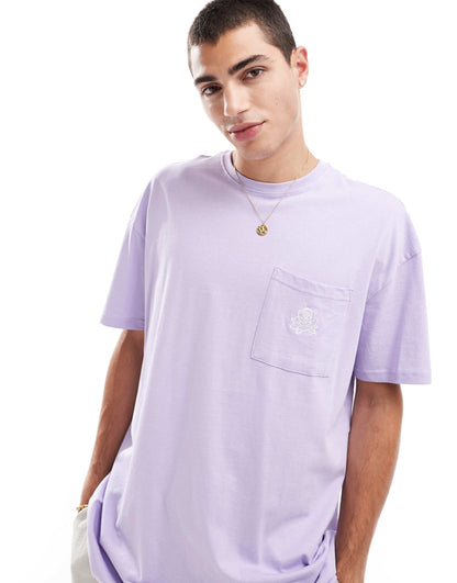 Oversized Pocket Detail T-Shirt