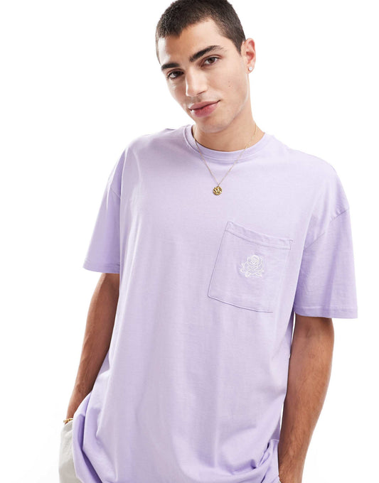 Oversized Pocket Detail T-Shirt