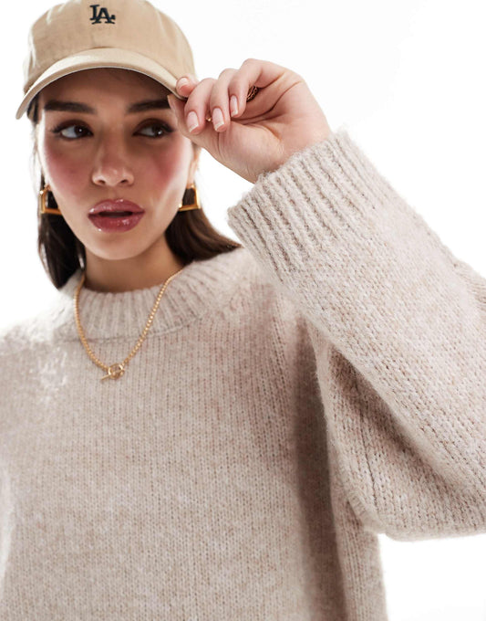 Oversized Crew Neck Jumper