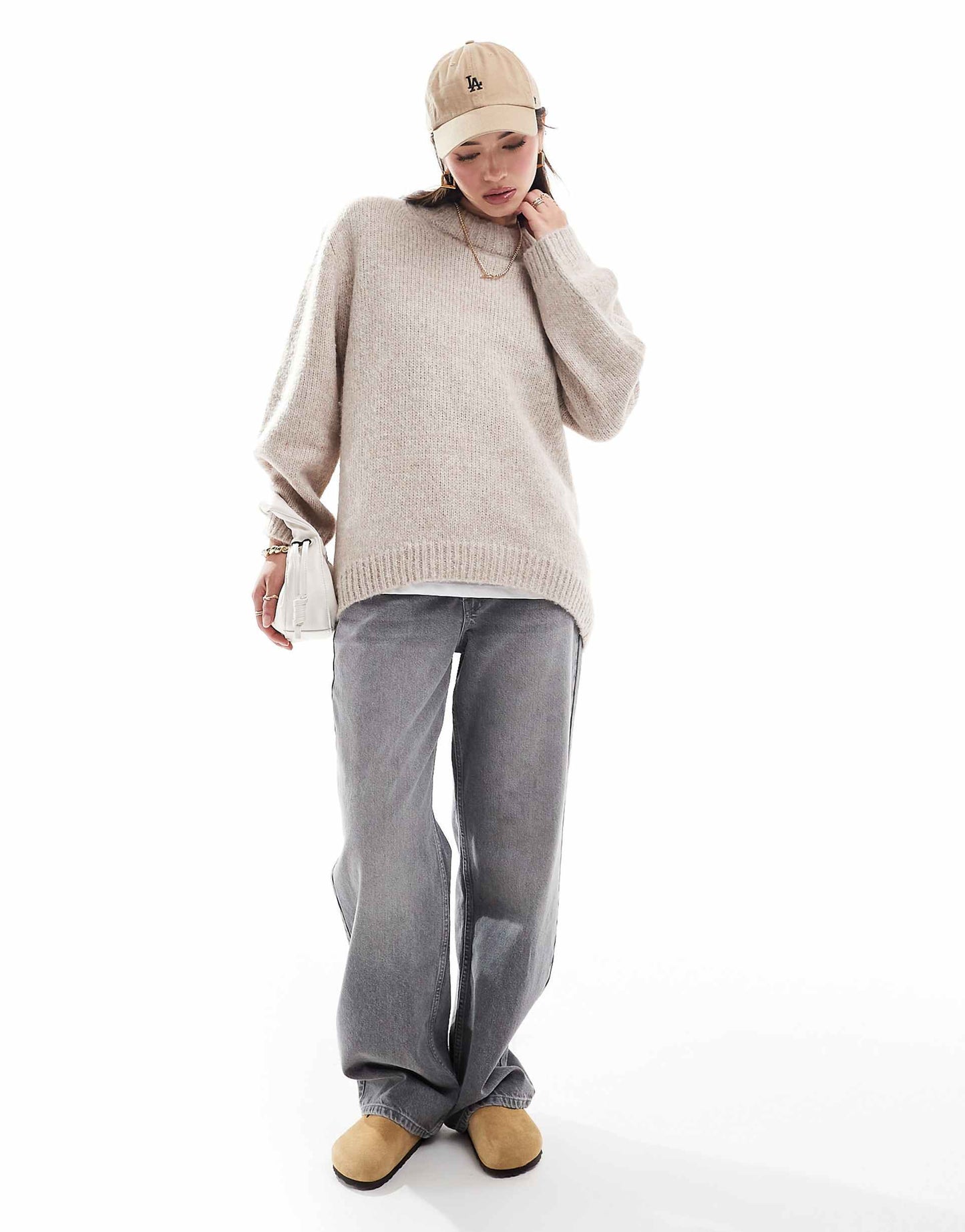 Oversized Crew Neck Jumper