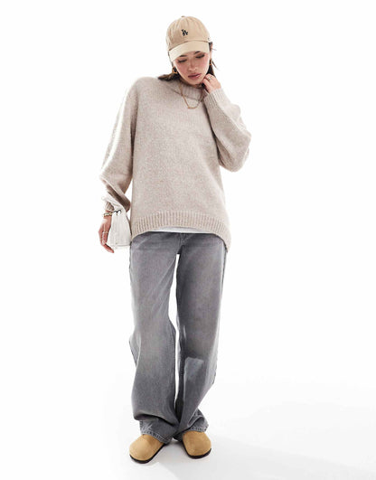 Oversized Crew Neck Jumper