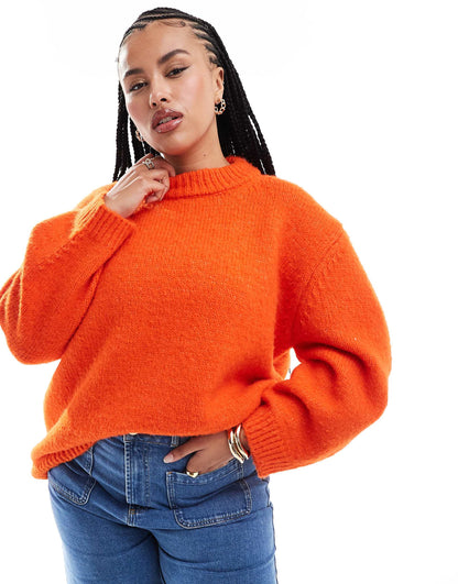 Curve Oversized Crew Neck Jumper