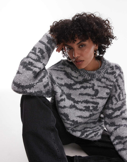 Knitted Fluffy Relaxed Ultimate Jumper