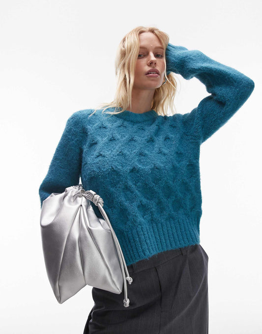 Knitted Cable Stitch Jumper