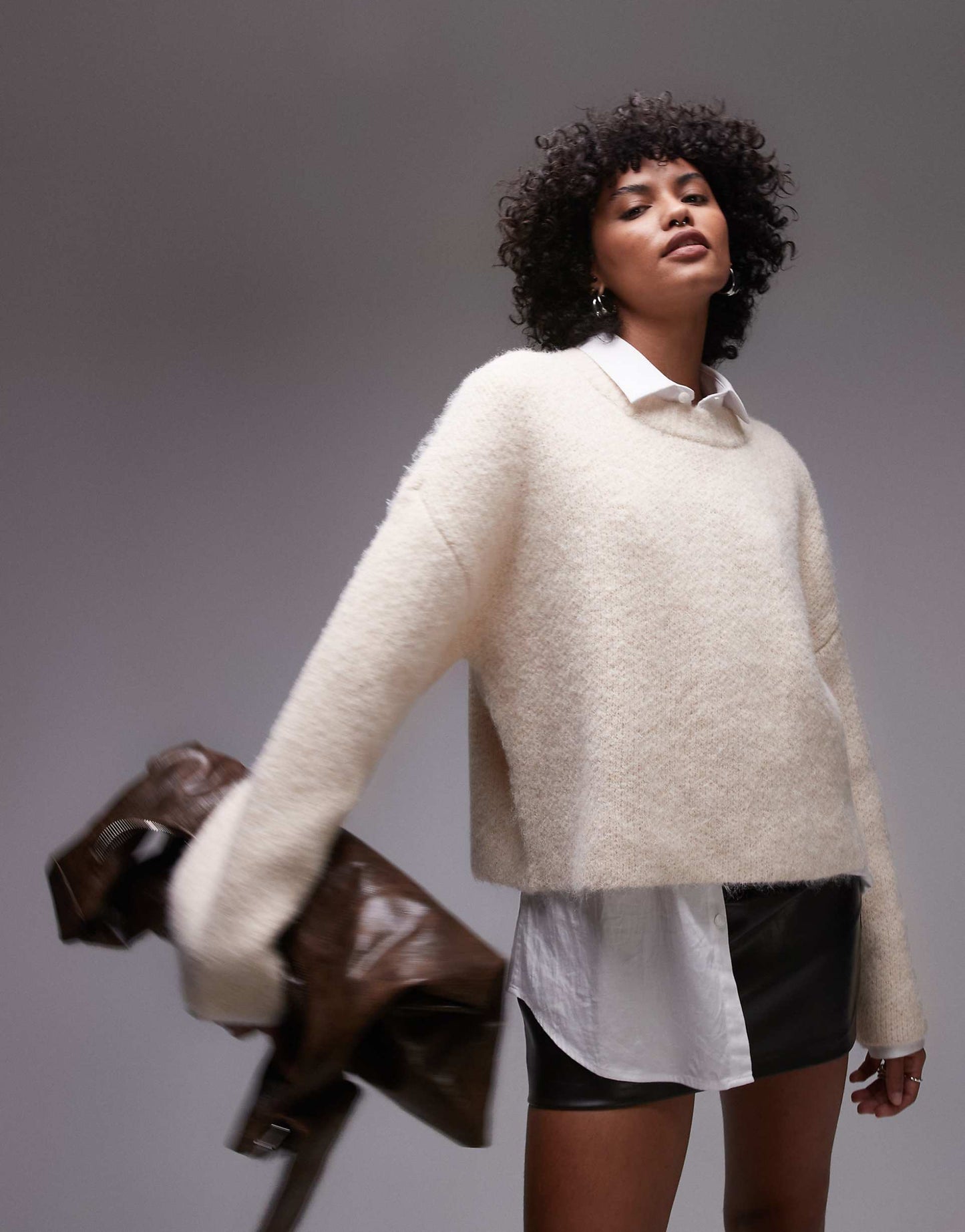 Knitted Fluffy Relaxed Ultimate Jumper