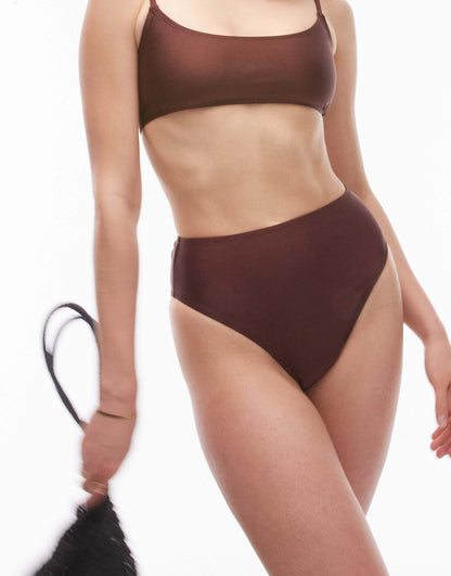 Mix And Match High Waist Bikini Bottom