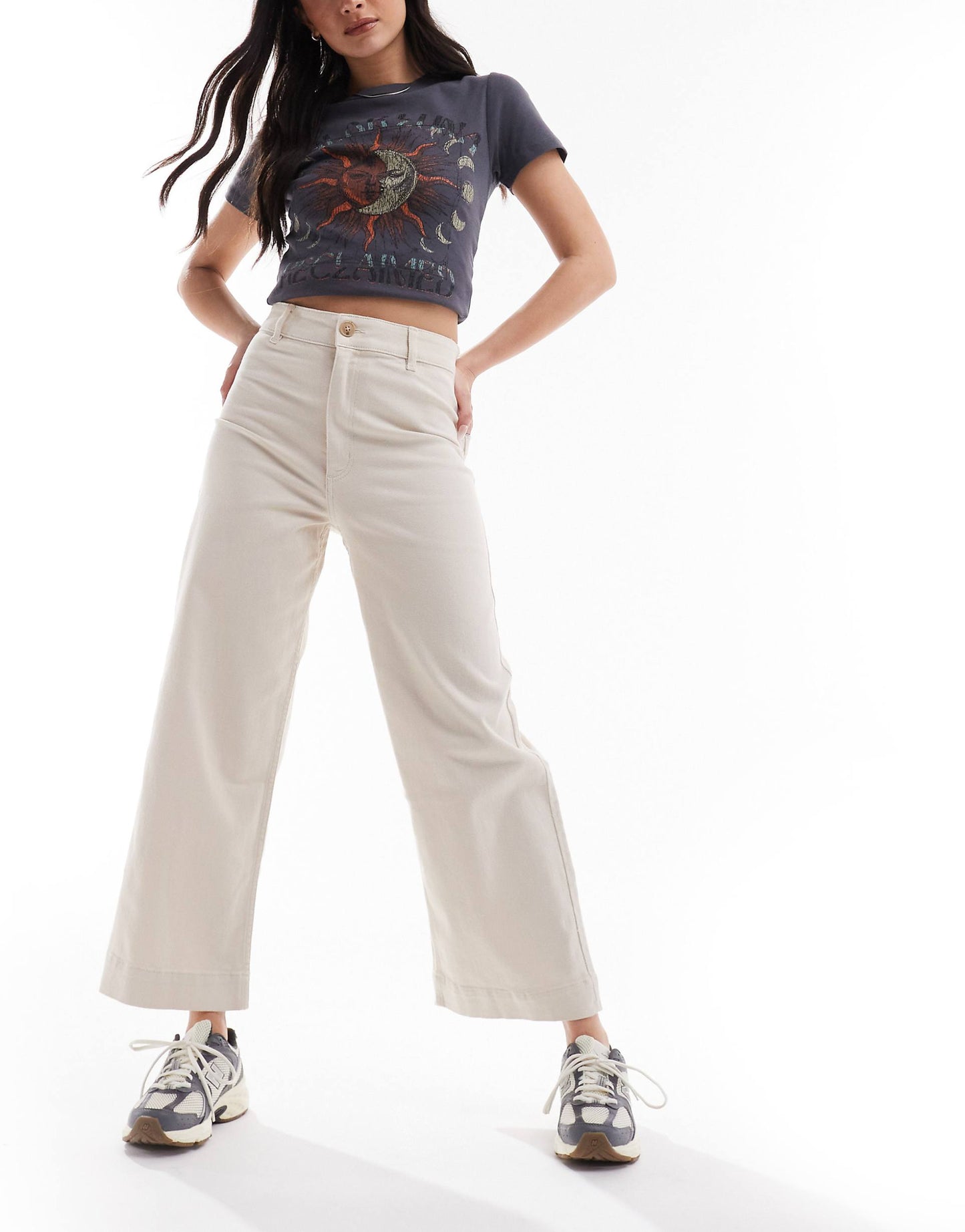 High Waist Ankle Length Trousers