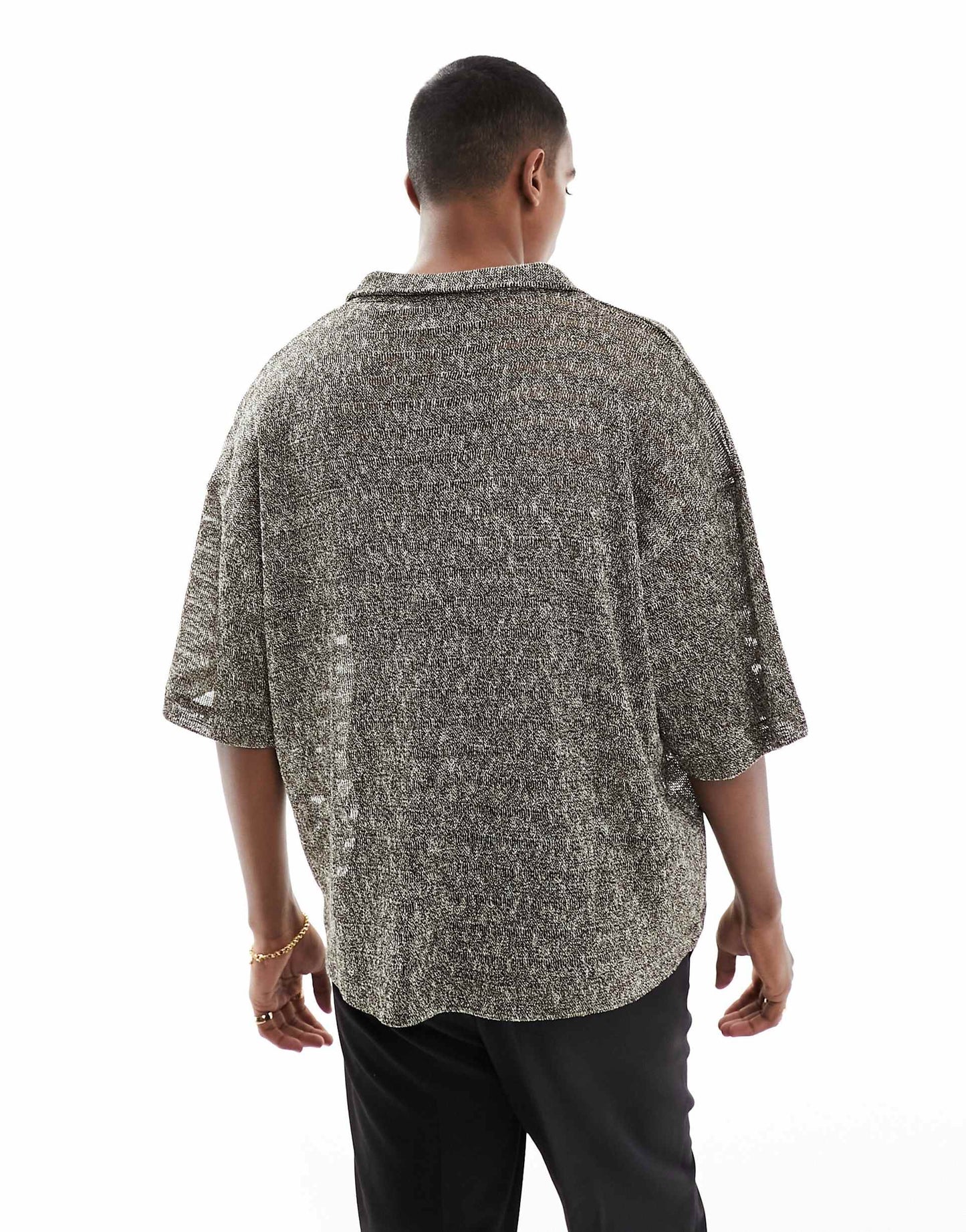 Crochet Polo Shirt