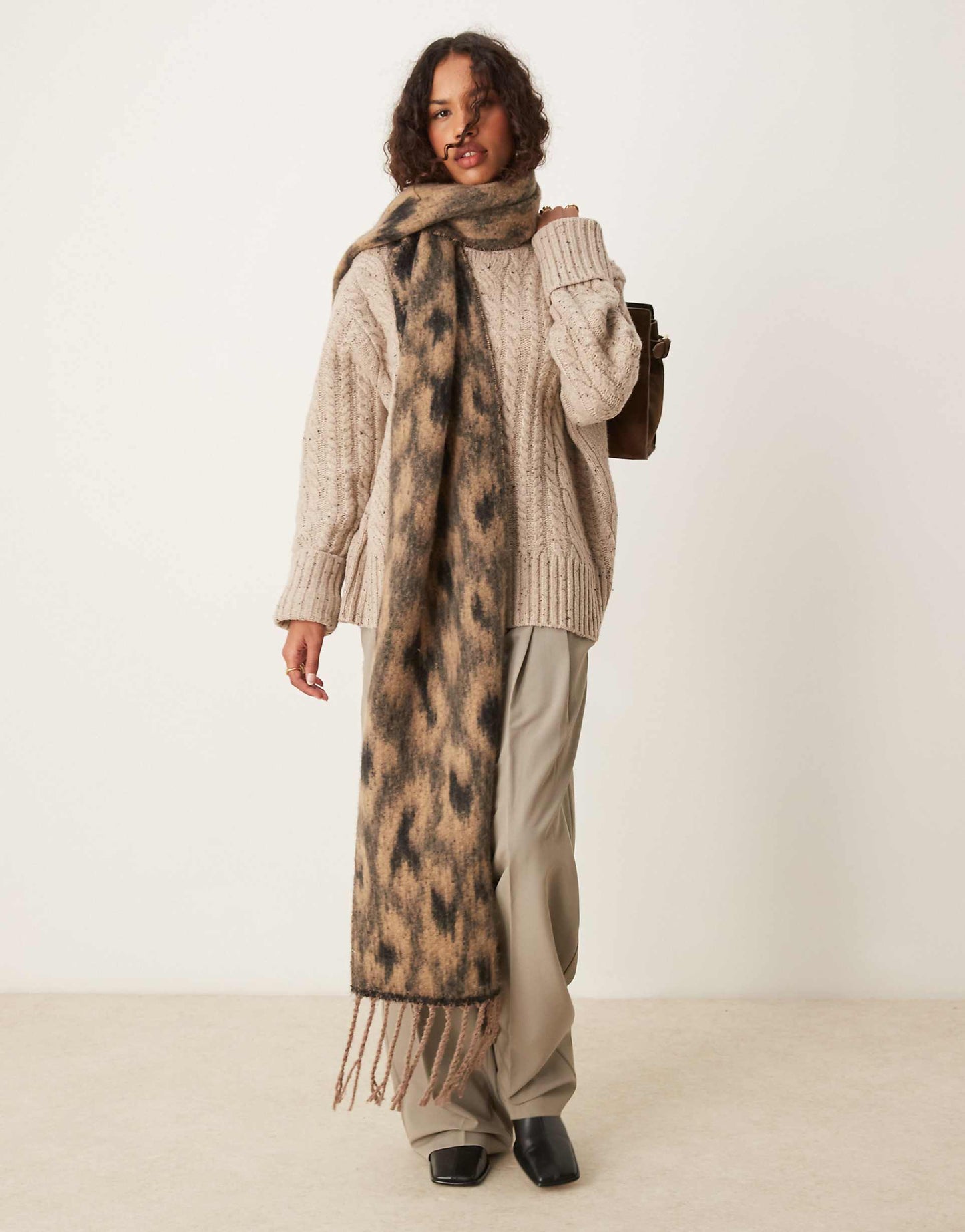 High Neck Cable Jumper
