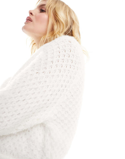 Textured Knitted Jumper