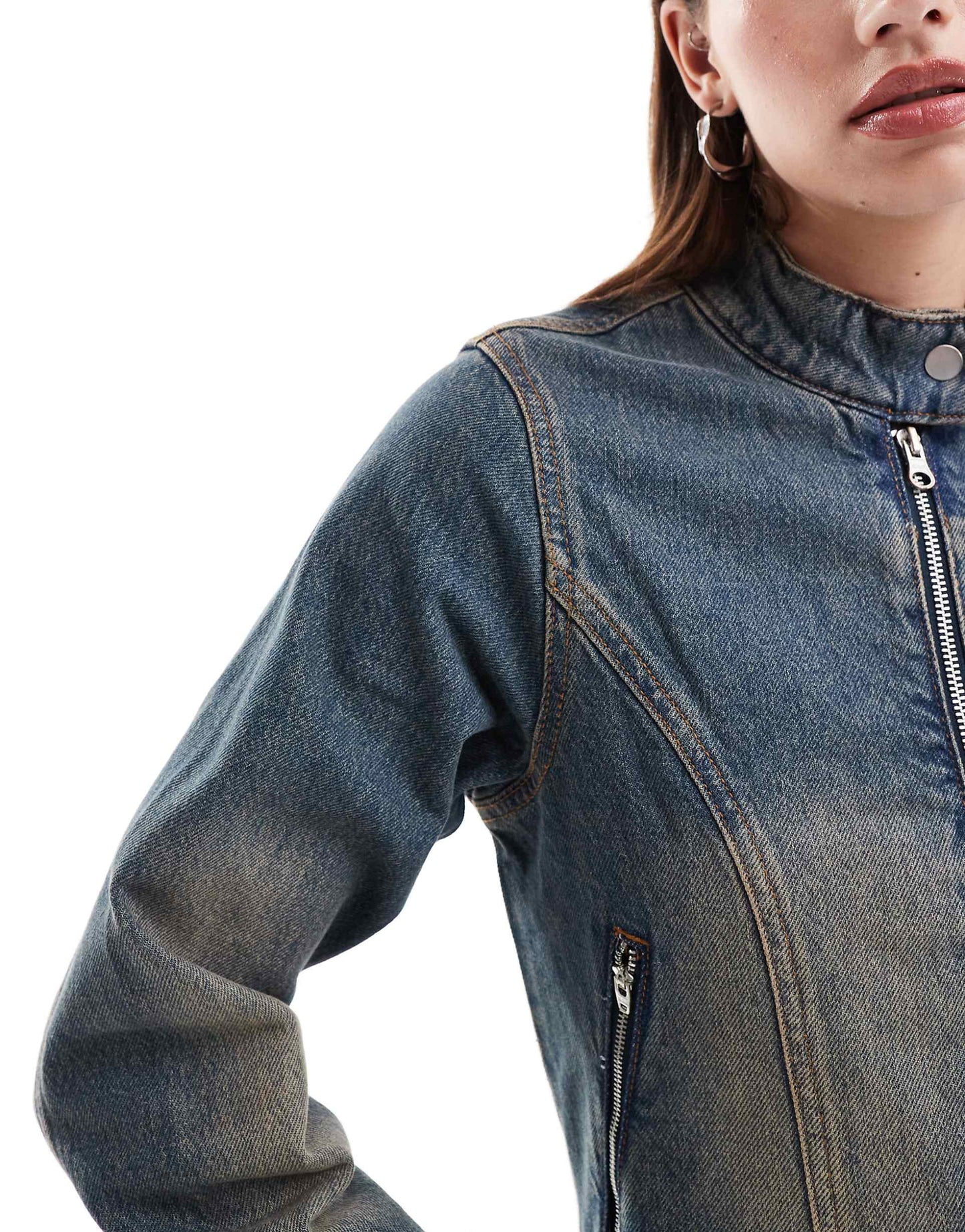 Festival Denim Moto Jacket