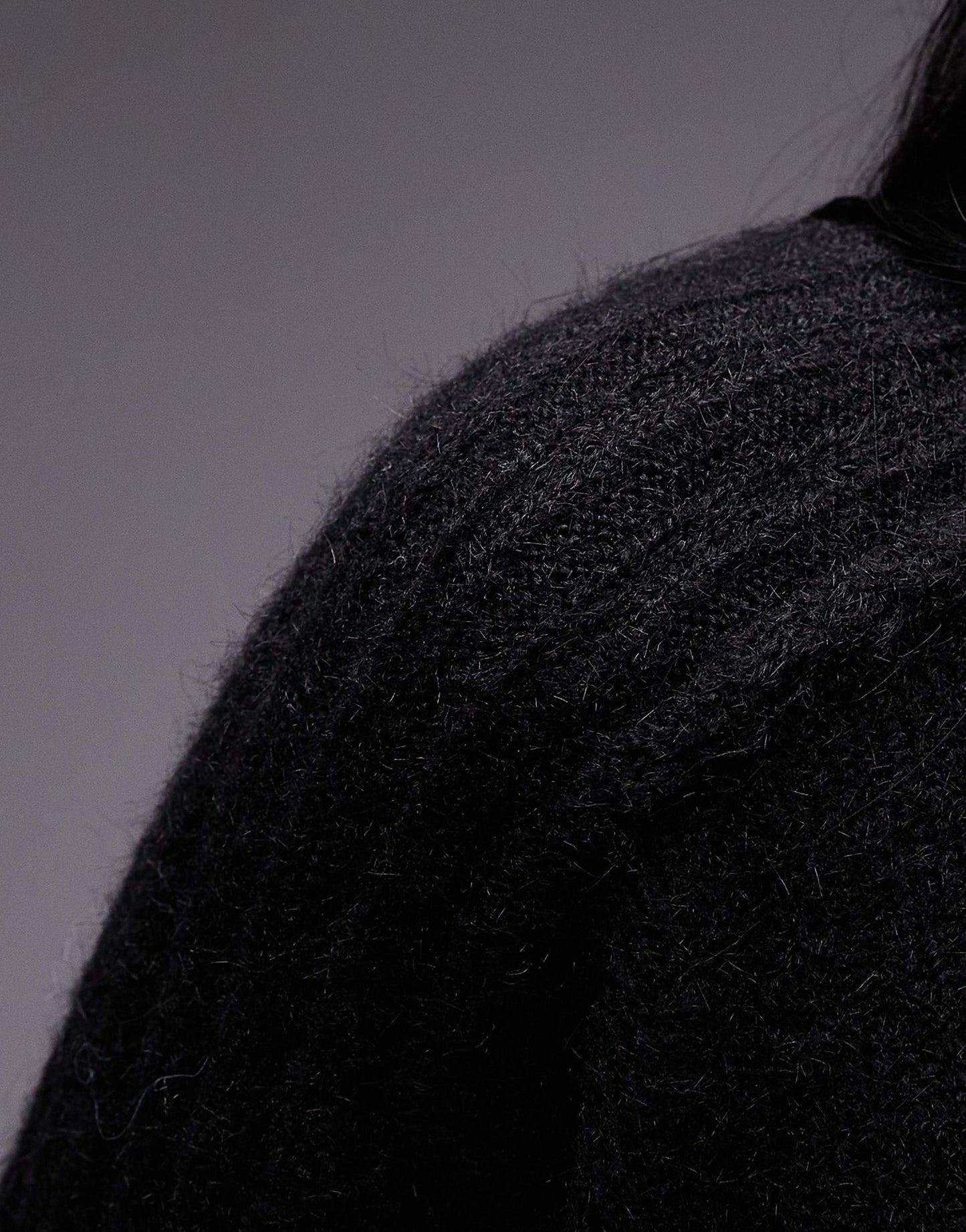 Knitted Rib Detail Crew Relaxed Jumper