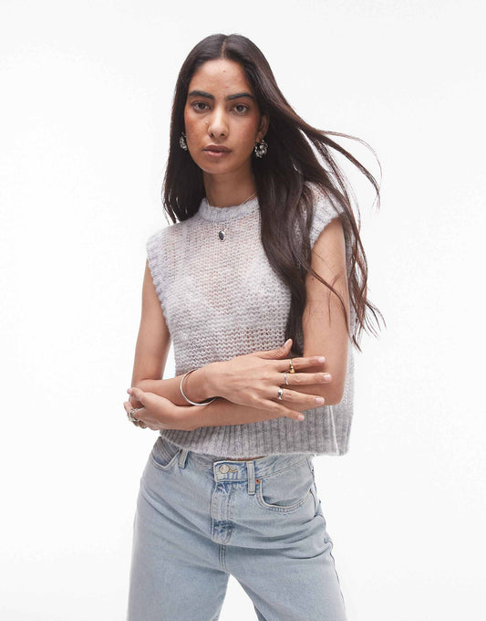 Knitted Sheer Tank