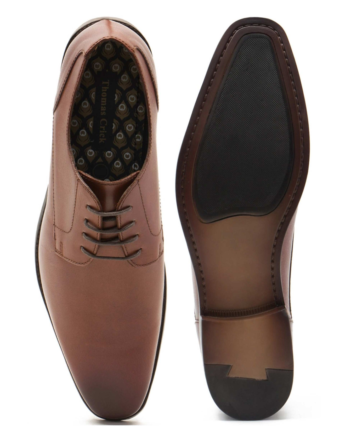 Falcon Derby Formal Leather Lace-Up Shoes