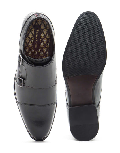 Boycie Double Monk Strap Formal Leather Shoes