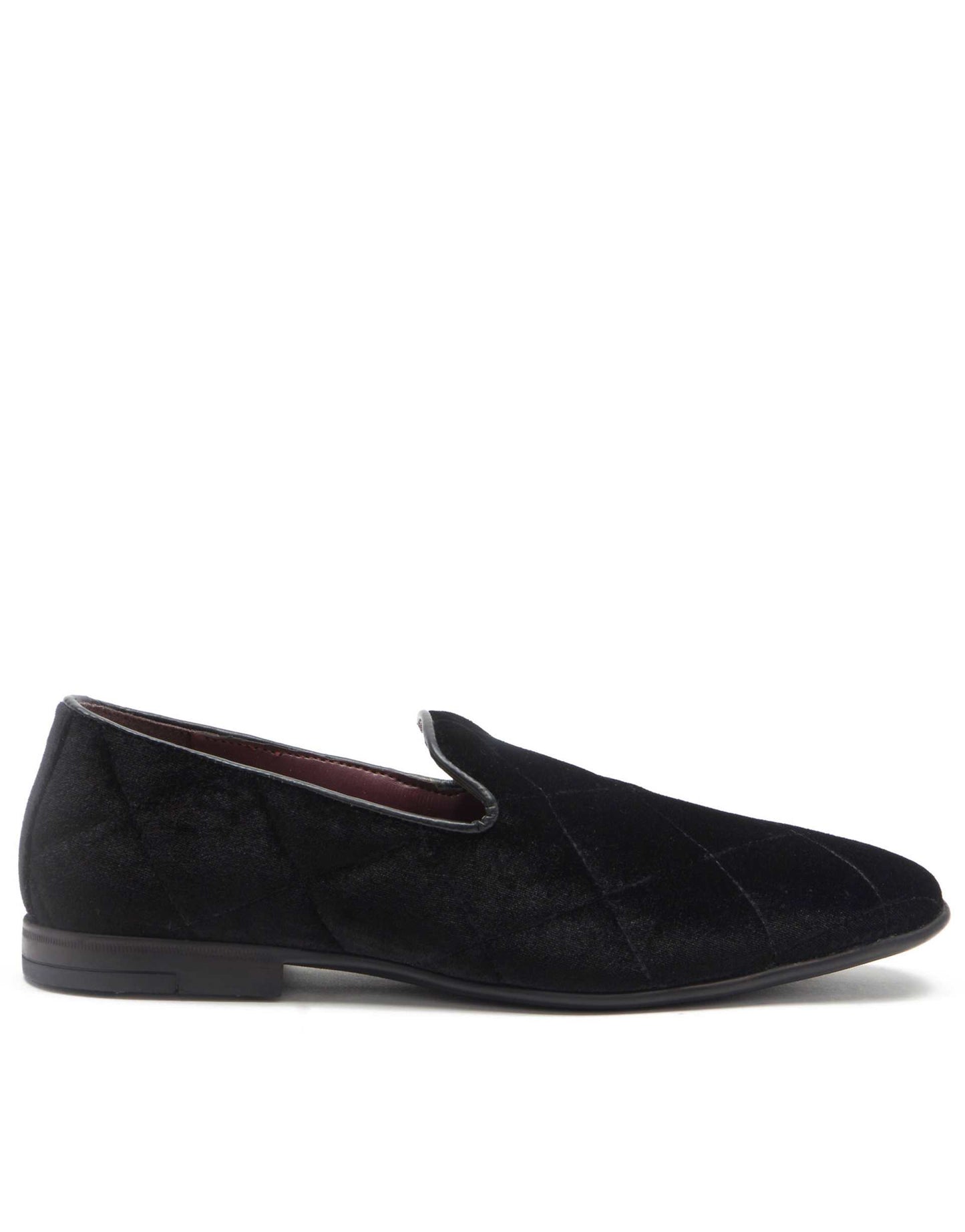 Gamble Velvet Loafers Slip On Leather Shoes