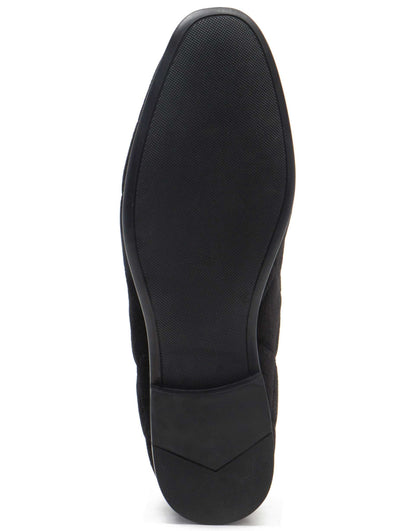 Gamble Velvet Loafers Slip On Leather Shoes