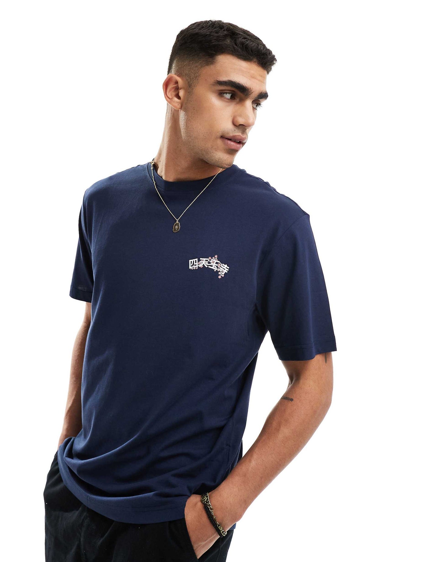 Relaxed Fit T-Shirt With Temple Print