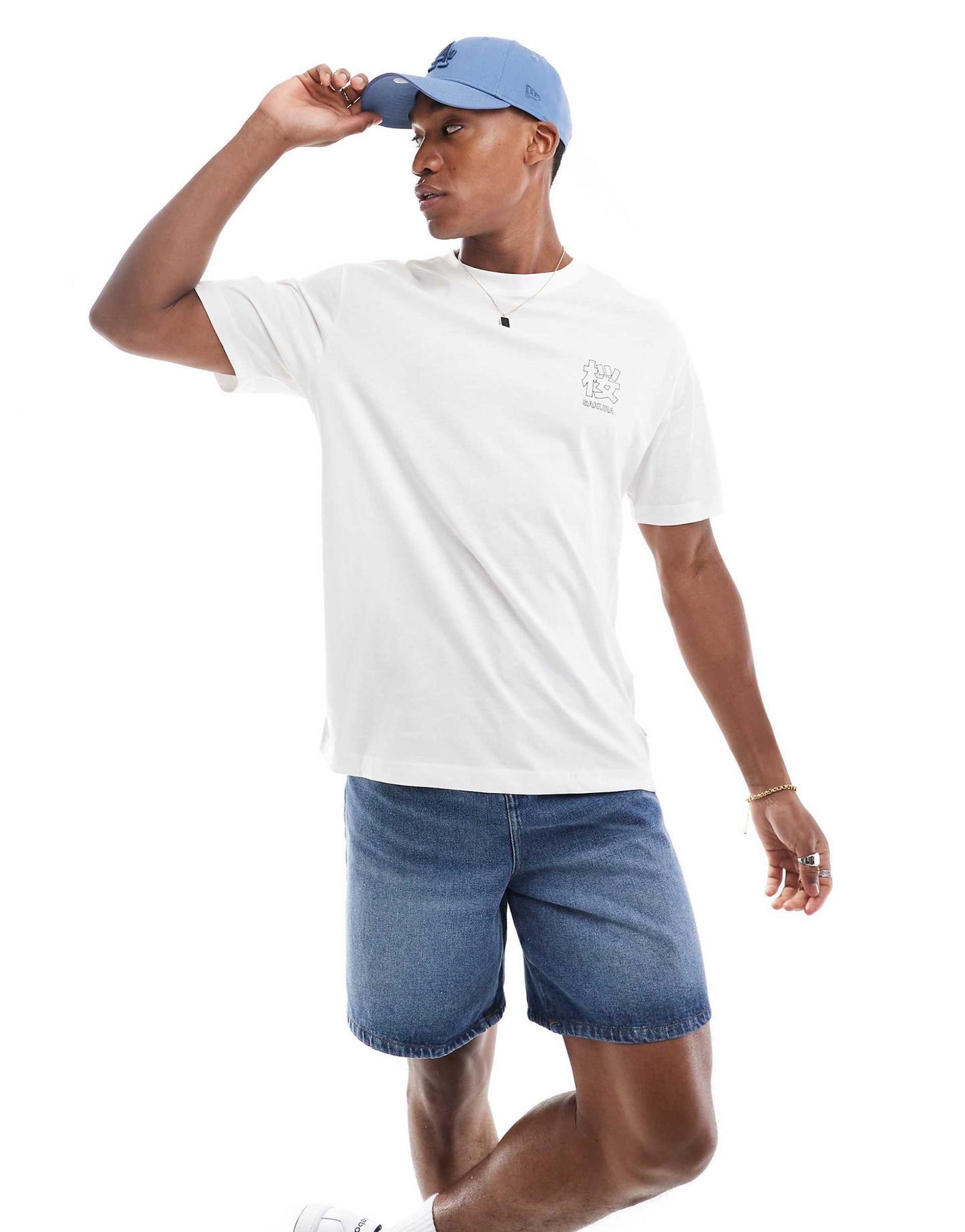 Relaxed Fit T-Shirt With Japanese Print