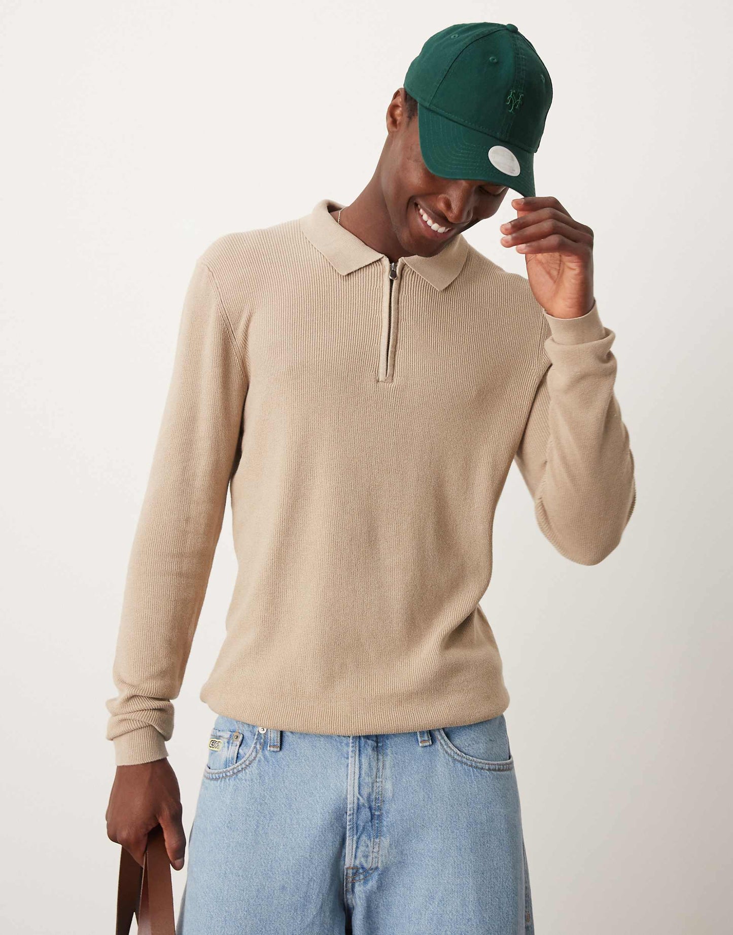 Long Sleeve 1/4 Zip Polo
