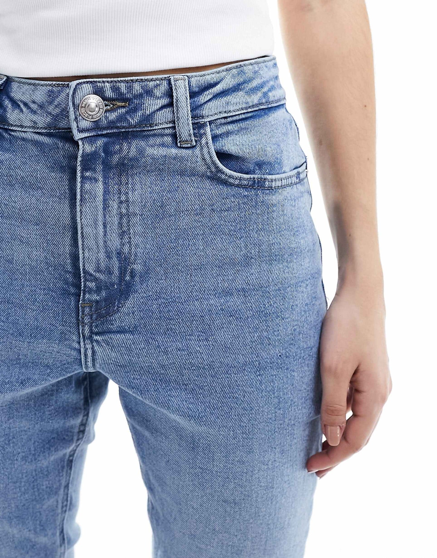 Bella High Waisted Tapered Ankle Jeans