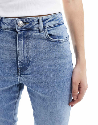 Bella High Waisted Tapered Ankle Jeans